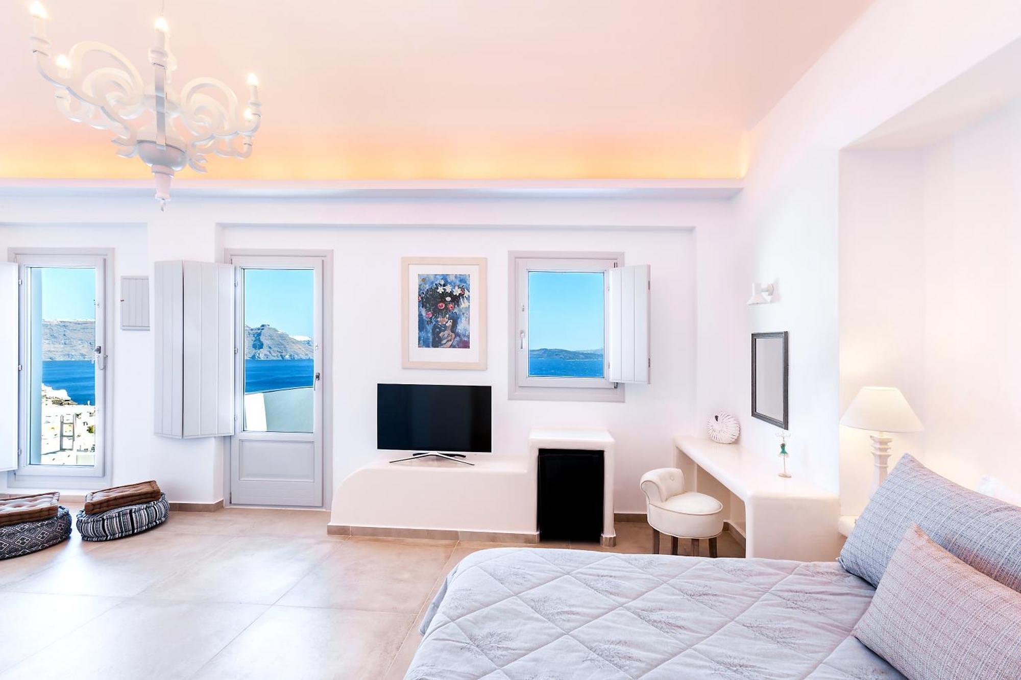 Suite Máster con bañera de hidromasaje al aire libre y vistas a la caldera