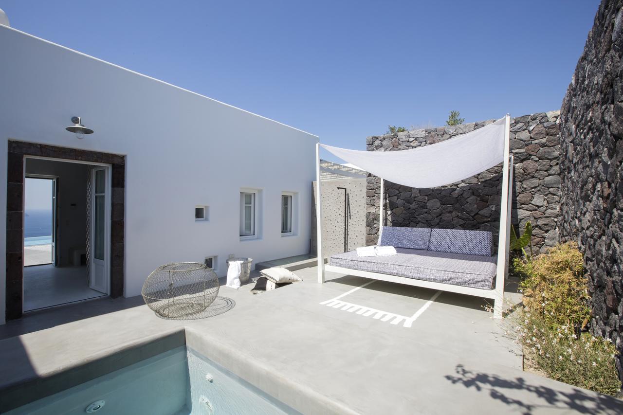 Suite Spa Luna de Miel con bañera de hidromasaje al aire libre y vistas a la caldera