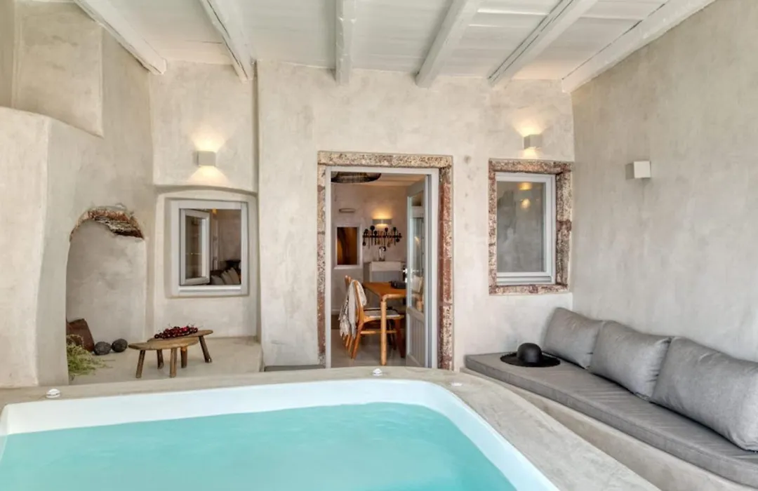 Marble Sun Villa With Jacuzzi By Caldera Houses-1