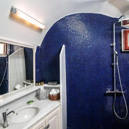 Elegant Santorini Villa Villa Mariniou Private Hot Tub Air Conditioning-3