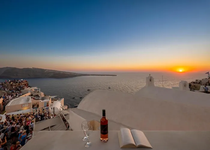 Haustierfreundliches Sole D'Oro Sunset & Caldera View Grand Suite Ia