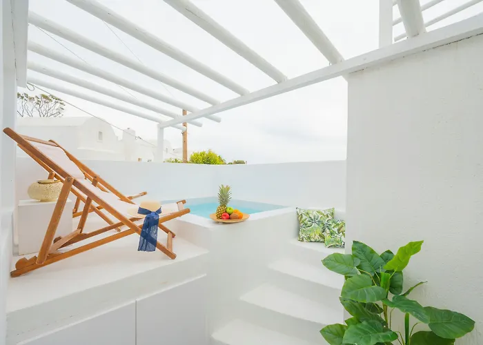 Loukas & Emma Eco Houses Perissa  admite animales
